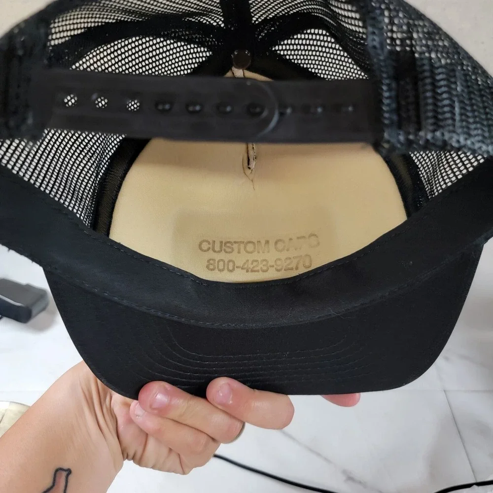 Vintage Bust Terminal Hat Black Snapback ‎ Cap Trucker Adjustable  Lined